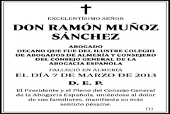 Ramón Muñoz Sánchez